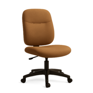 armless ergonomic office chair